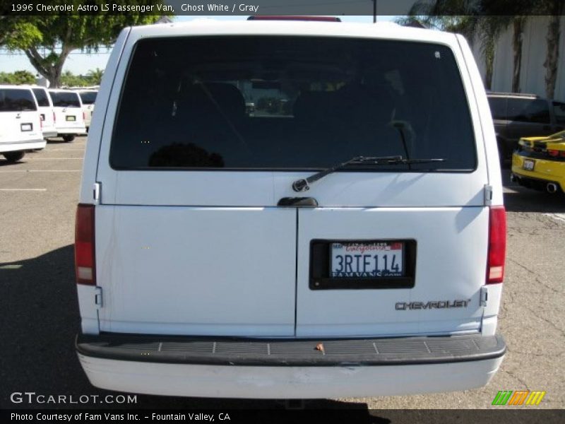 Ghost White / Gray 1996 Chevrolet Astro LS Passenger Van