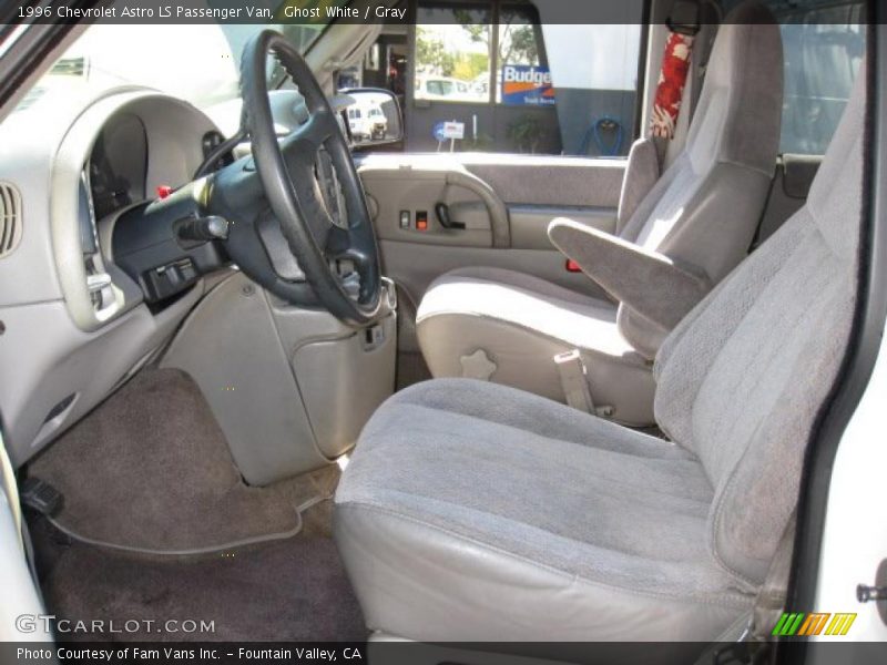 Ghost White / Gray 1996 Chevrolet Astro LS Passenger Van