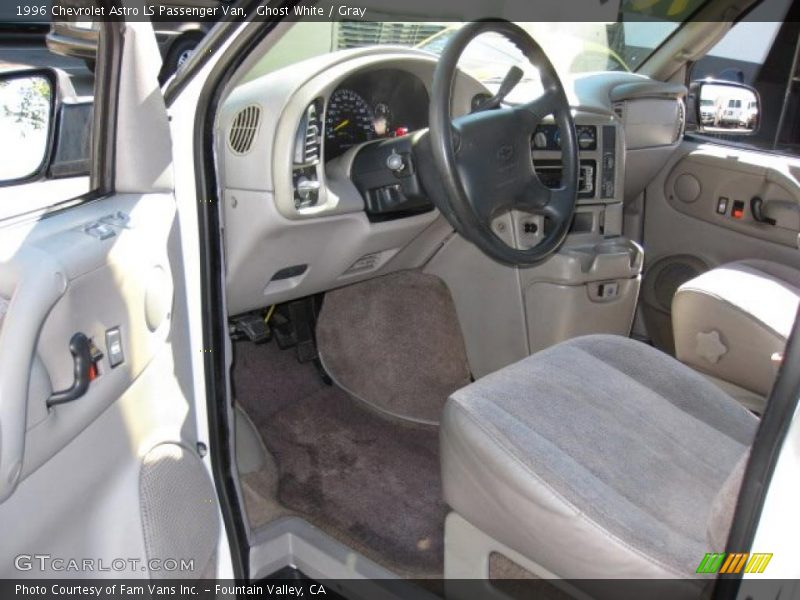 Ghost White / Gray 1996 Chevrolet Astro LS Passenger Van