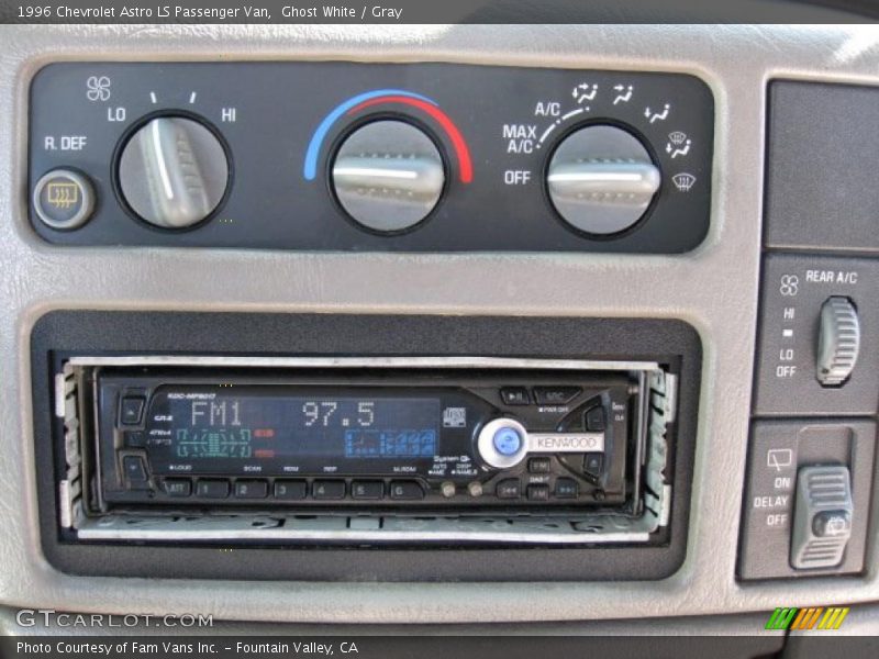 Ghost White / Gray 1996 Chevrolet Astro LS Passenger Van