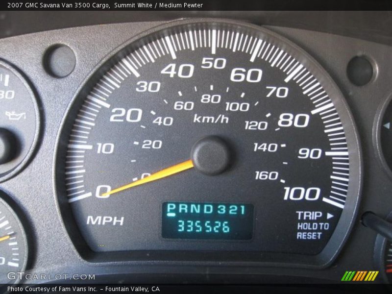 Summit White / Medium Pewter 2007 GMC Savana Van 3500 Cargo