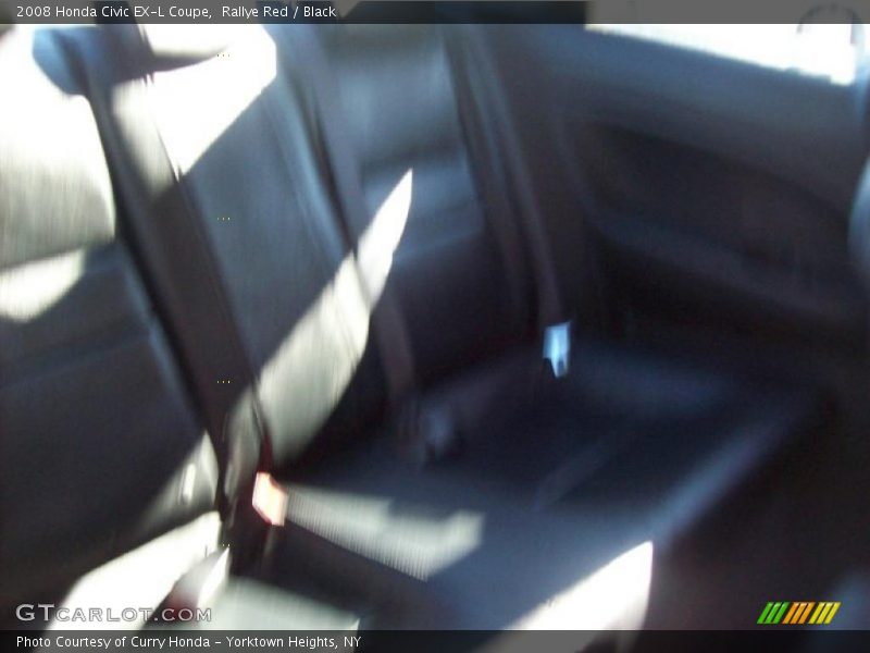 Rallye Red / Black 2008 Honda Civic EX-L Coupe