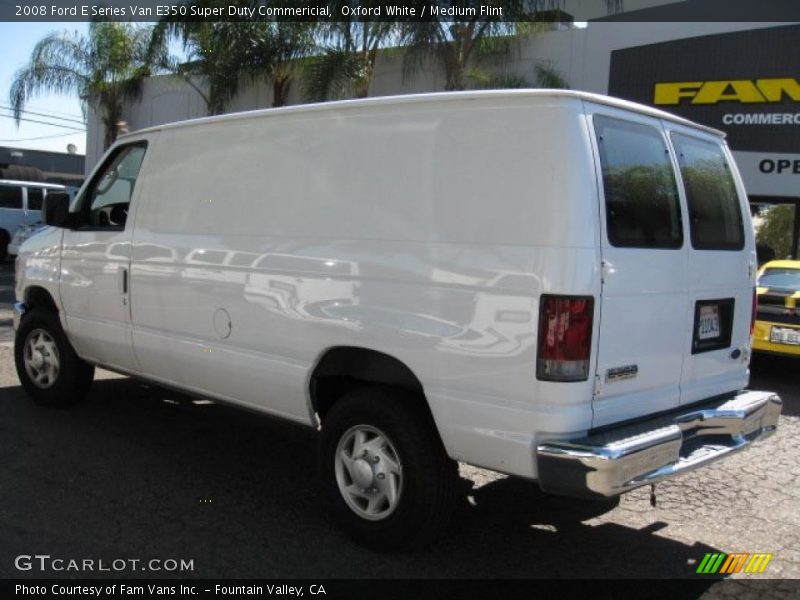 Oxford White / Medium Flint 2008 Ford E Series Van E350 Super Duty Commericial