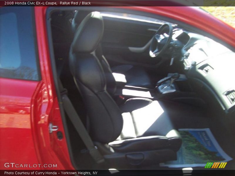Rallye Red / Black 2008 Honda Civic EX-L Coupe