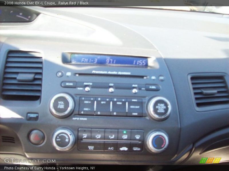 Rallye Red / Black 2008 Honda Civic EX-L Coupe