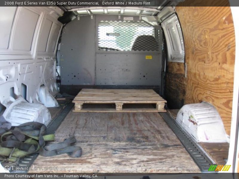 Oxford White / Medium Flint 2008 Ford E Series Van E350 Super Duty Commericial