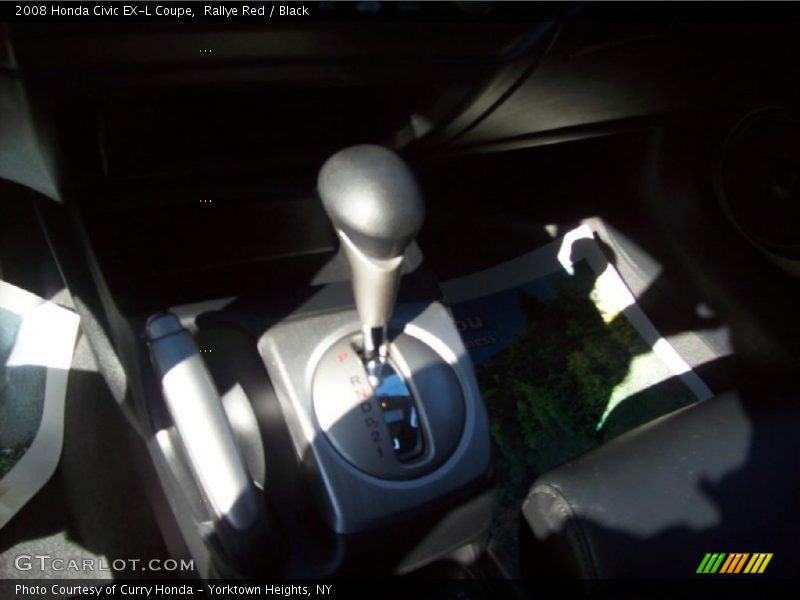 Rallye Red / Black 2008 Honda Civic EX-L Coupe