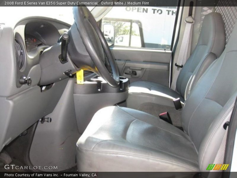  2008 E Series Van E350 Super Duty Commericial Medium Flint Interior