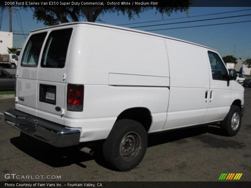 Oxford White / Medium Flint 2008 Ford E Series Van E350 Super Duty Commericial