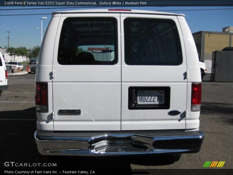 Oxford White / Medium Flint 2008 Ford E Series Van E350 Super Duty Commericial