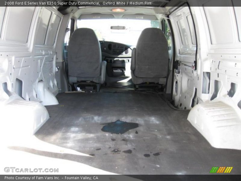 Oxford White / Medium Flint 2008 Ford E Series Van E350 Super Duty Commericial