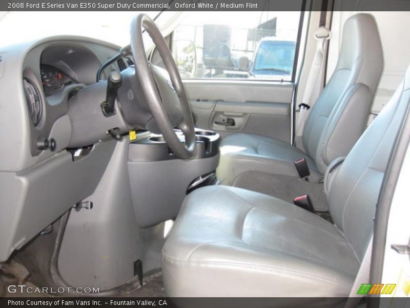  2008 E Series Van E350 Super Duty Commericial Medium Flint Interior