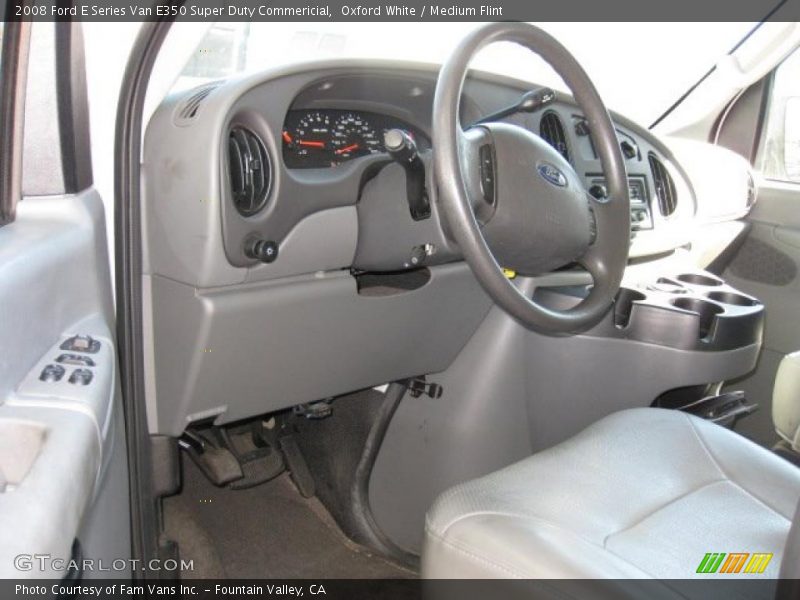  2008 E Series Van E350 Super Duty Commericial Medium Flint Interior