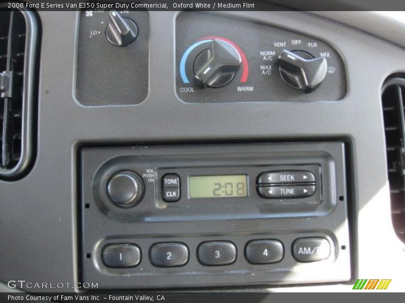 Oxford White / Medium Flint 2008 Ford E Series Van E350 Super Duty Commericial