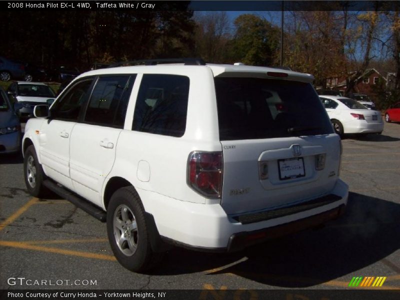 Taffeta White / Gray 2008 Honda Pilot EX-L 4WD