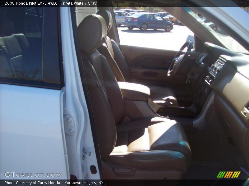 Taffeta White / Gray 2008 Honda Pilot EX-L 4WD