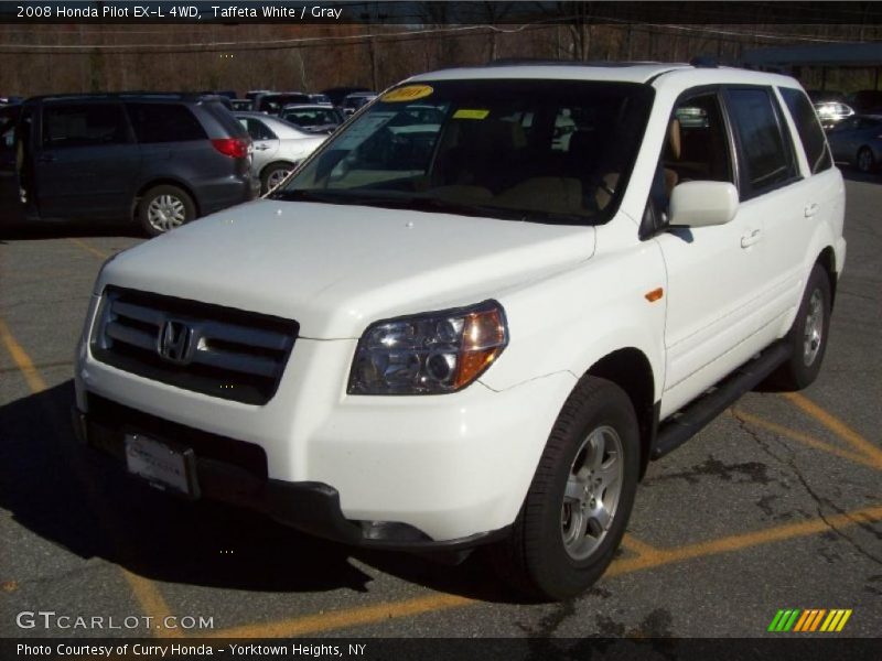 Taffeta White / Gray 2008 Honda Pilot EX-L 4WD