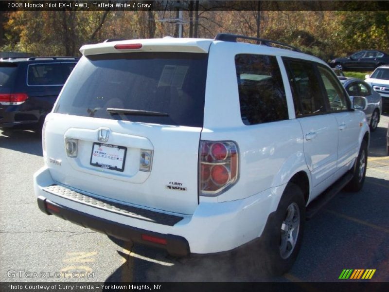 Taffeta White / Gray 2008 Honda Pilot EX-L 4WD