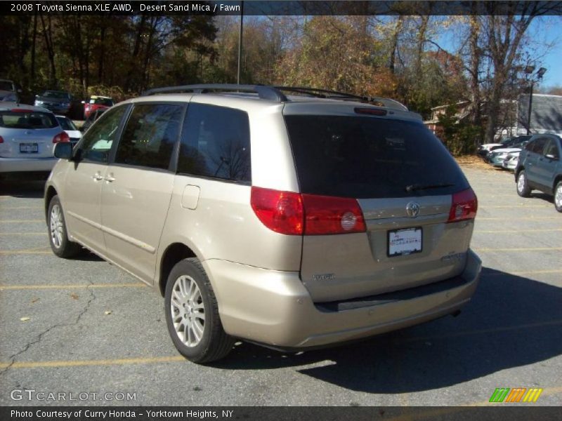 Desert Sand Mica / Fawn 2008 Toyota Sienna XLE AWD
