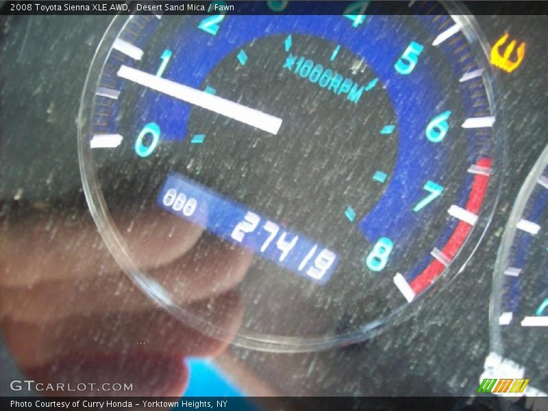 Desert Sand Mica / Fawn 2008 Toyota Sienna XLE AWD