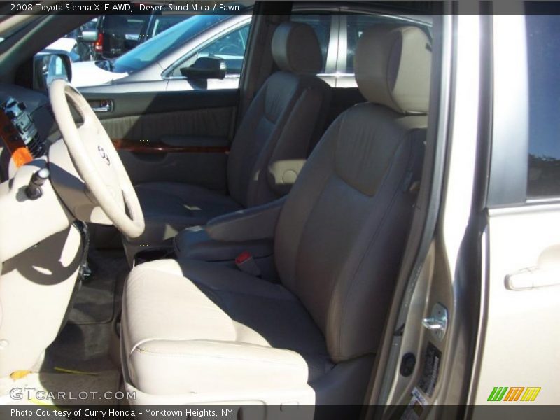 Desert Sand Mica / Fawn 2008 Toyota Sienna XLE AWD