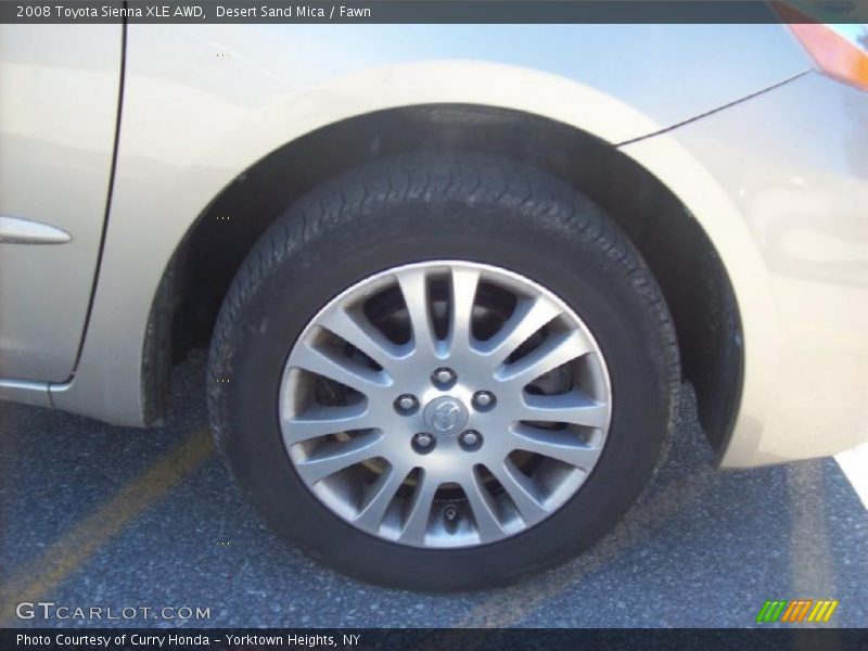 Desert Sand Mica / Fawn 2008 Toyota Sienna XLE AWD