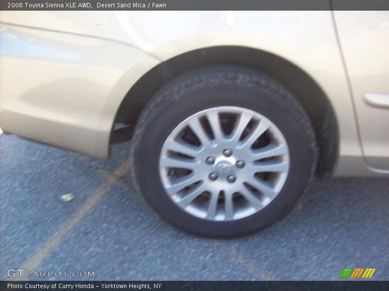 Desert Sand Mica / Fawn 2008 Toyota Sienna XLE AWD