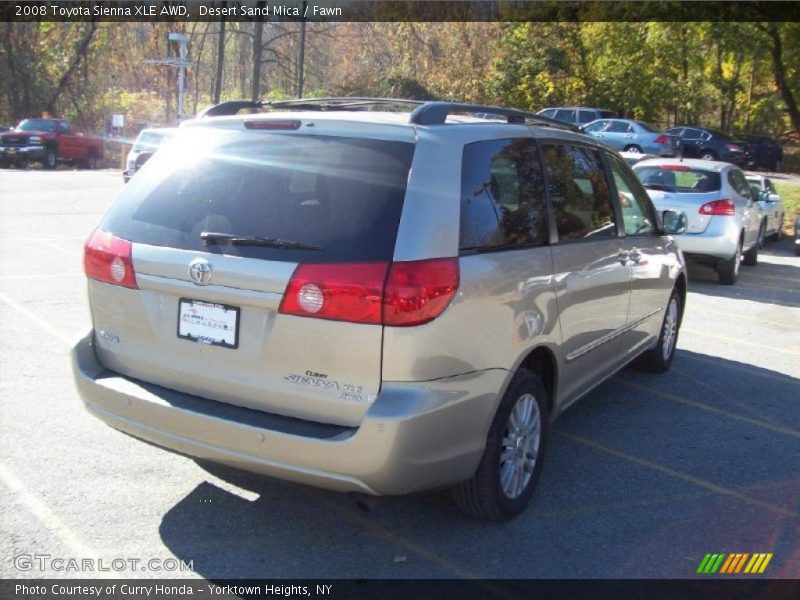 Desert Sand Mica / Fawn 2008 Toyota Sienna XLE AWD
