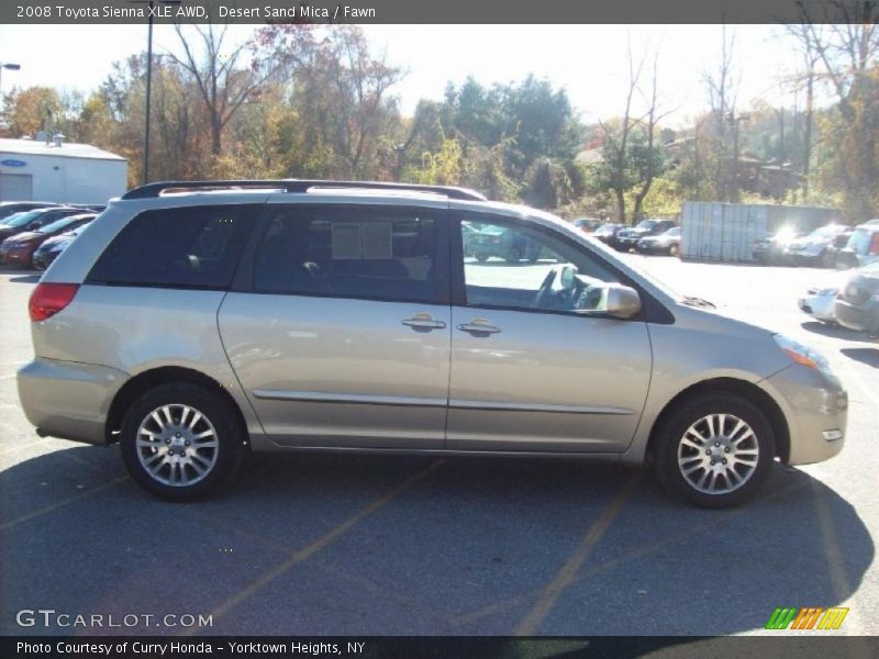 Desert Sand Mica / Fawn 2008 Toyota Sienna XLE AWD