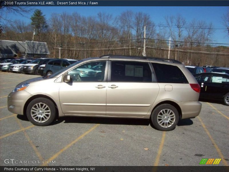 Desert Sand Mica / Fawn 2008 Toyota Sienna XLE AWD