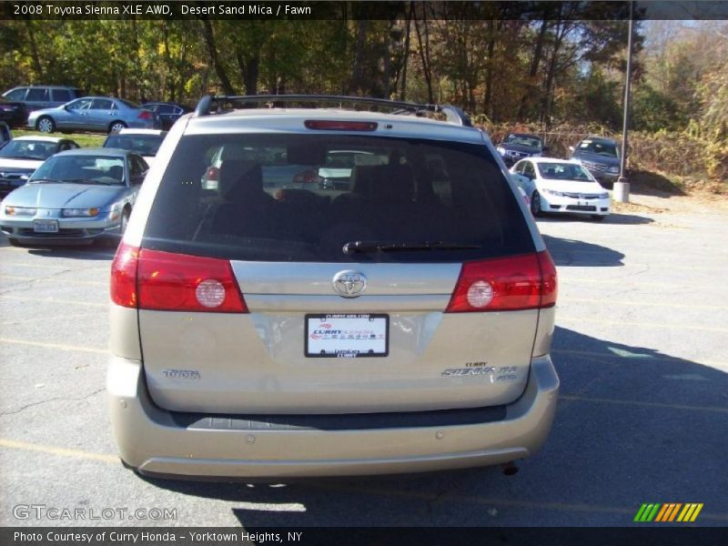 Desert Sand Mica / Fawn 2008 Toyota Sienna XLE AWD