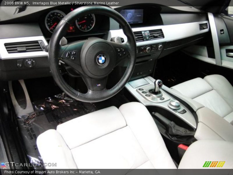 Interlagos Blue Metallic / Silverstone Merino Leather 2006 BMW M5