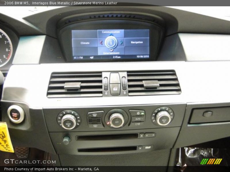 Interlagos Blue Metallic / Silverstone Merino Leather 2006 BMW M5