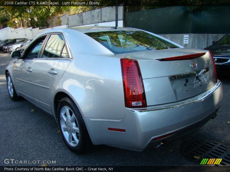 Light Platinum / Ebony 2008 Cadillac CTS 4 AWD Sedan