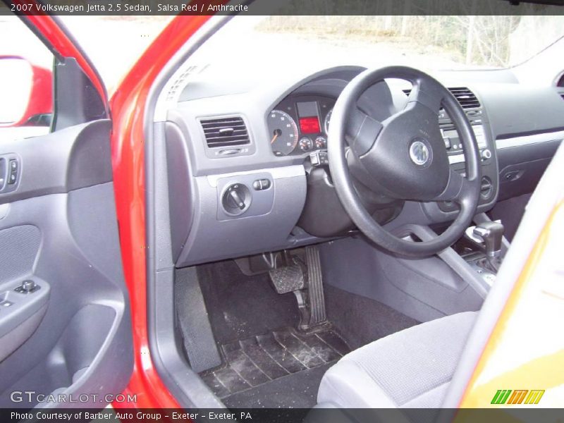 Salsa Red / Anthracite 2007 Volkswagen Jetta 2.5 Sedan