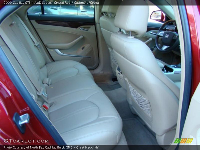 Crystal Red / Cashmere/Cocoa 2009 Cadillac CTS 4 AWD Sedan