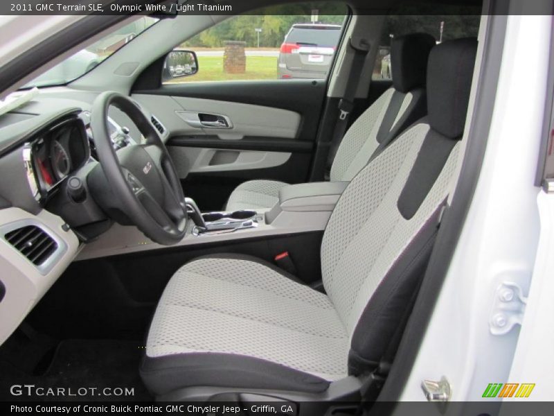 Olympic White / Light Titanium 2011 GMC Terrain SLE