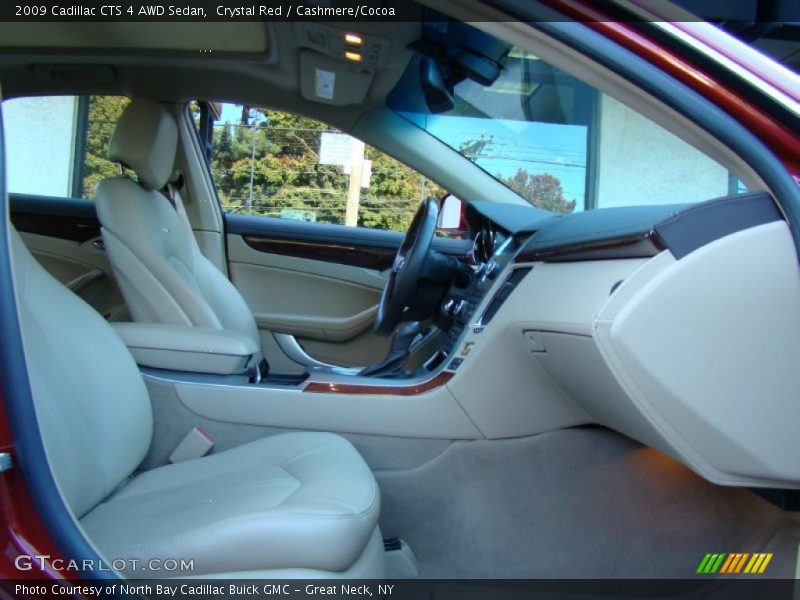 Crystal Red / Cashmere/Cocoa 2009 Cadillac CTS 4 AWD Sedan