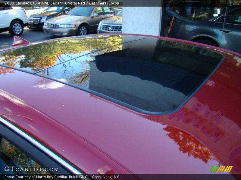 Crystal Red / Cashmere/Cocoa 2009 Cadillac CTS 4 AWD Sedan