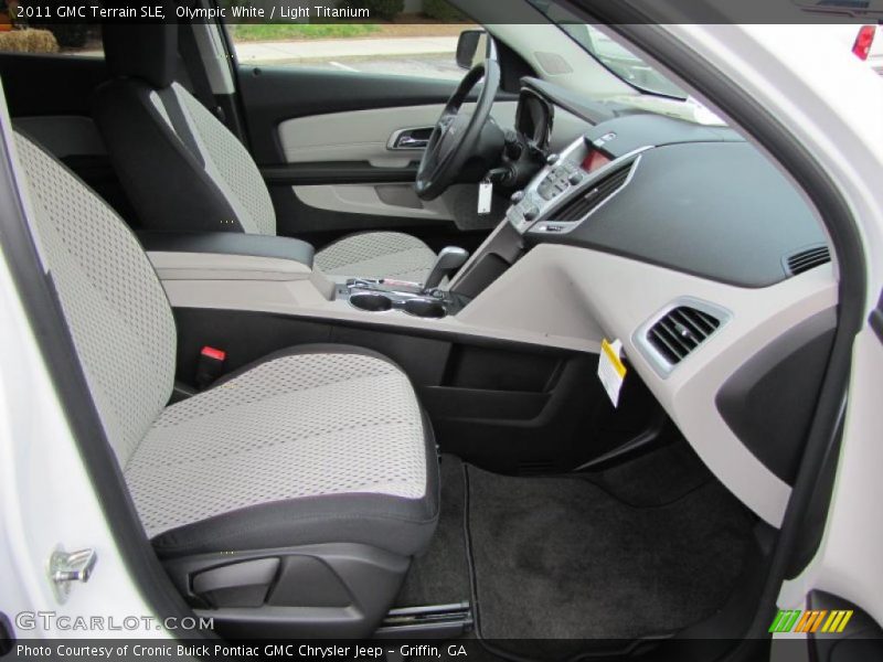 Olympic White / Light Titanium 2011 GMC Terrain SLE