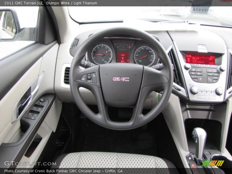 Olympic White / Light Titanium 2011 GMC Terrain SLE