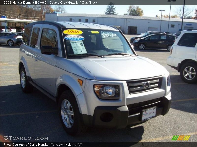 Galaxy Gray Metallic / Gray/Black 2008 Honda Element EX AWD