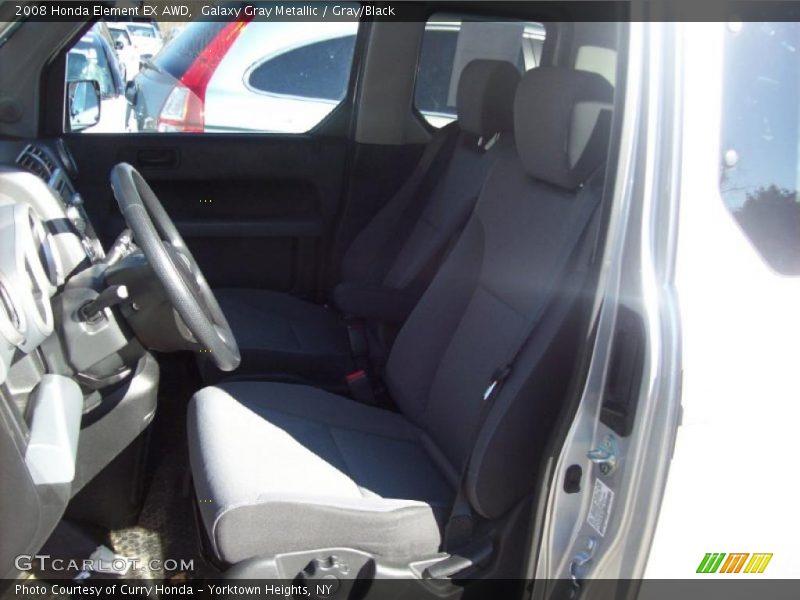 Galaxy Gray Metallic / Gray/Black 2008 Honda Element EX AWD