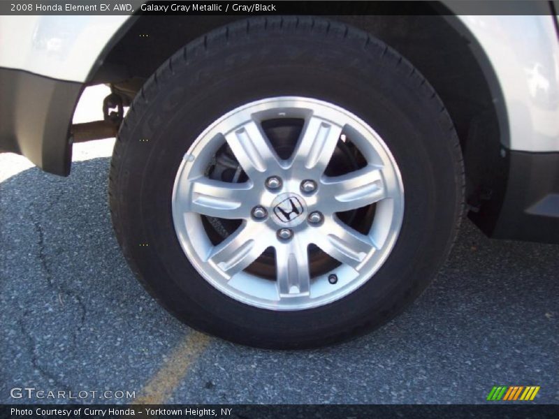 Galaxy Gray Metallic / Gray/Black 2008 Honda Element EX AWD