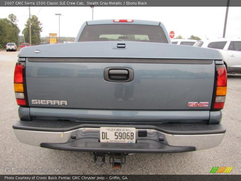 Stealth Gray Metallic / Ebony Black 2007 GMC Sierra 1500 Classic SLE Crew Cab