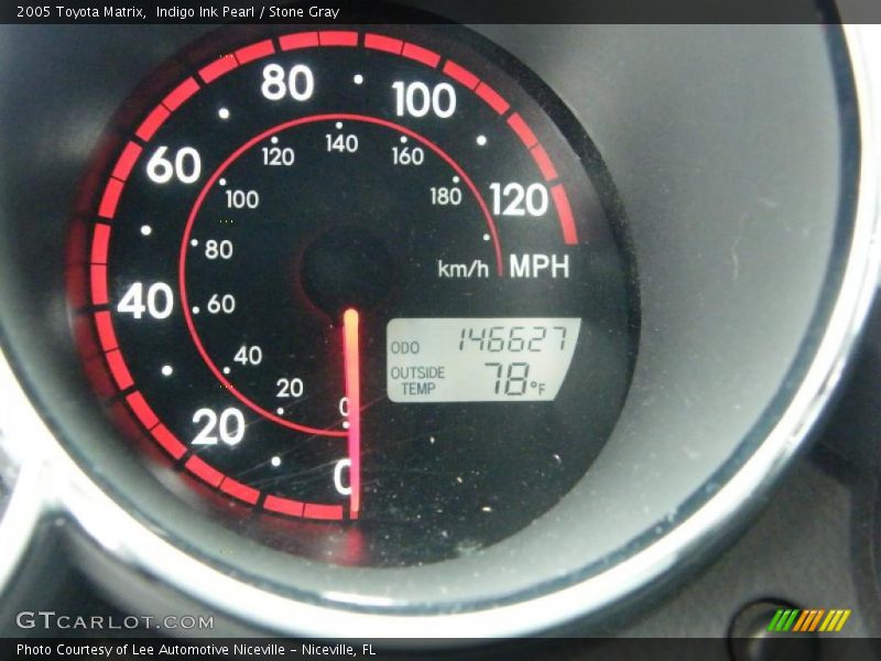 Indigo Ink Pearl / Stone Gray 2005 Toyota Matrix
