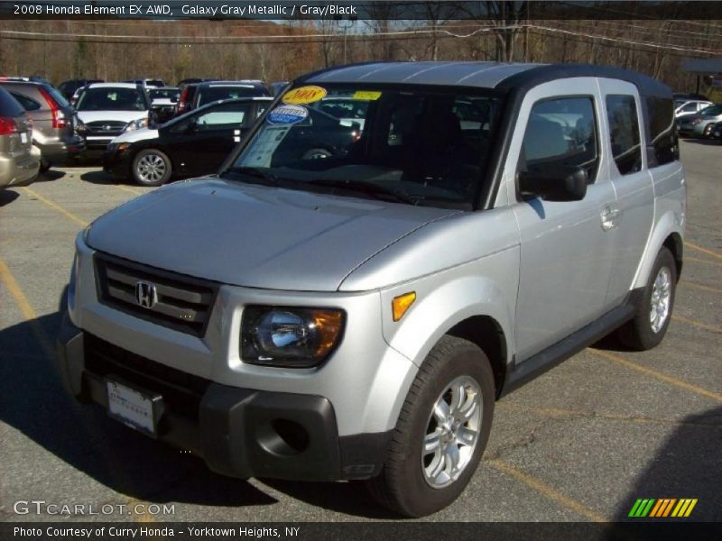 Galaxy Gray Metallic / Gray/Black 2008 Honda Element EX AWD