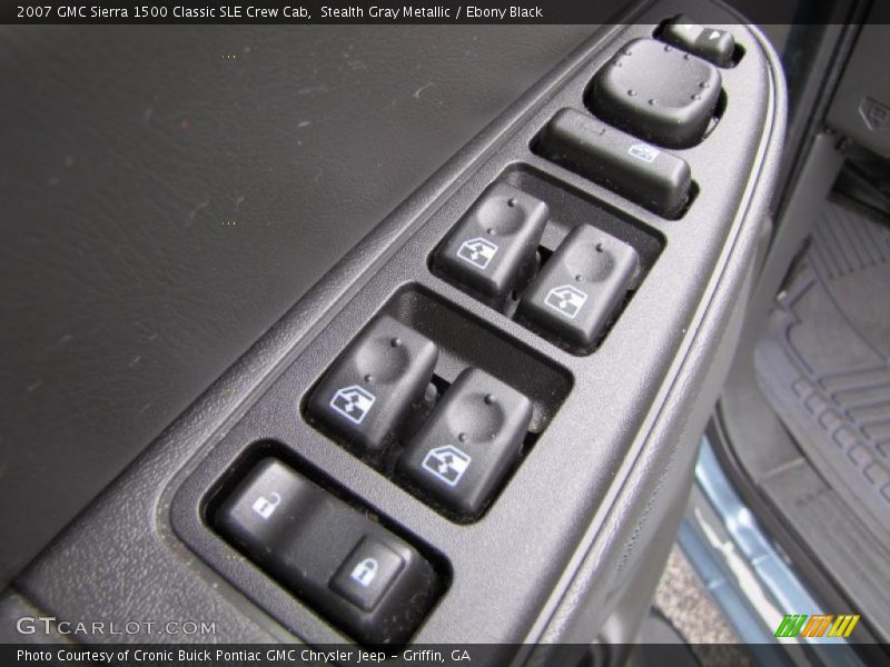 Stealth Gray Metallic / Ebony Black 2007 GMC Sierra 1500 Classic SLE Crew Cab