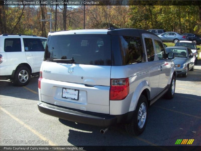 Galaxy Gray Metallic / Gray/Black 2008 Honda Element EX AWD