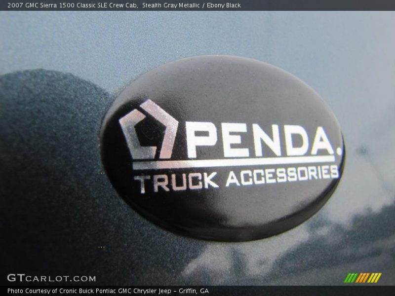 Stealth Gray Metallic / Ebony Black 2007 GMC Sierra 1500 Classic SLE Crew Cab